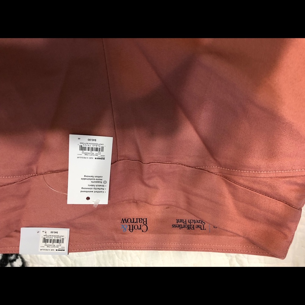 NWT CROFT & BARROW PANTS - Picture 2 of 3